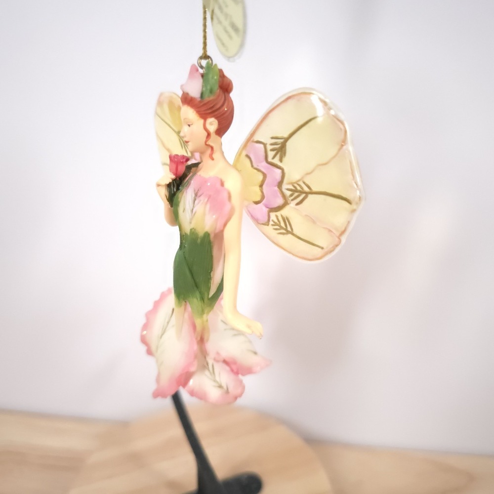 VTG Fairy Ornament On Wings of Light Tulips Magical Fragrance Ashton Drake - Picture 3 of 8